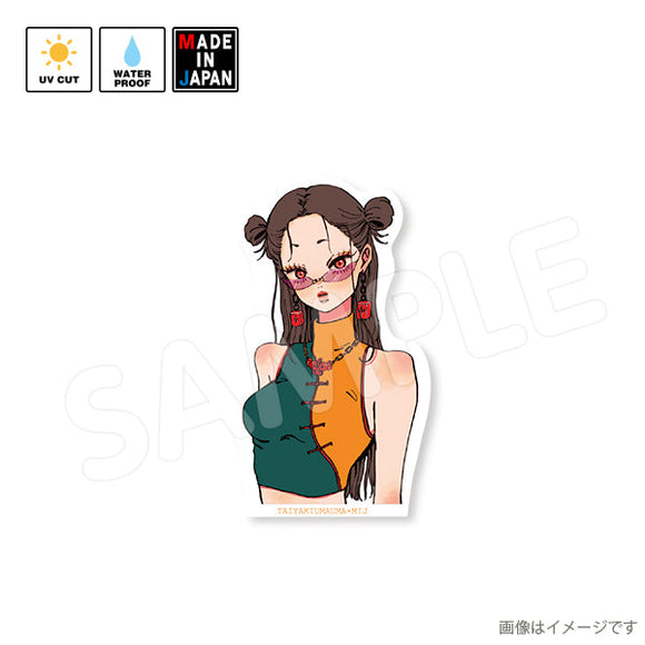 taiyakioo2　ステッカー　たいやきうまうま