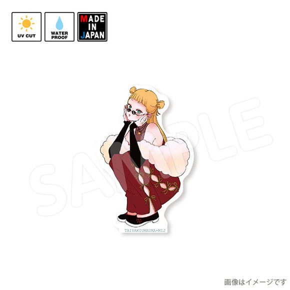 taiyakioo3　ステッカー　たいやきうまうま