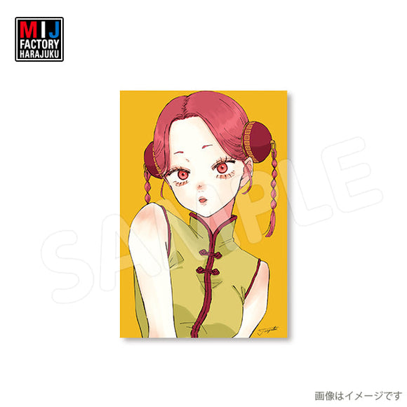 taiyaki505poR　ポストカード　たいやきうまうま