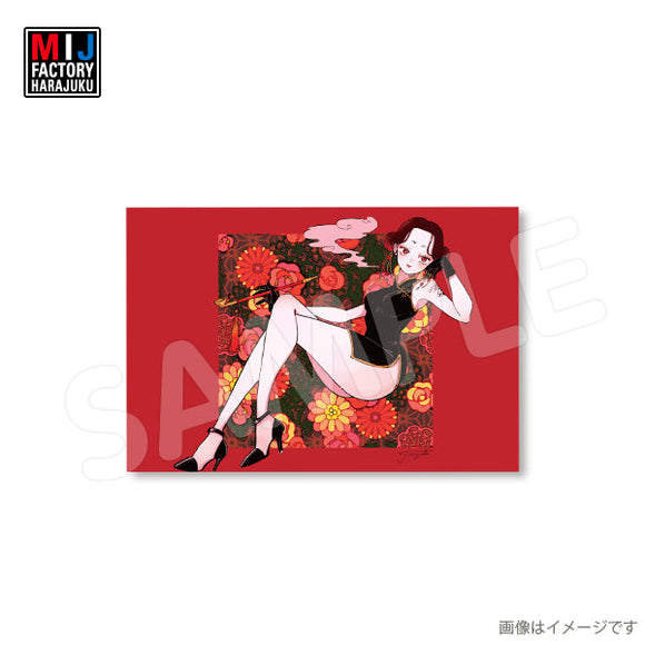 taiyaki506poR　ポストカード　たいやきうまうま