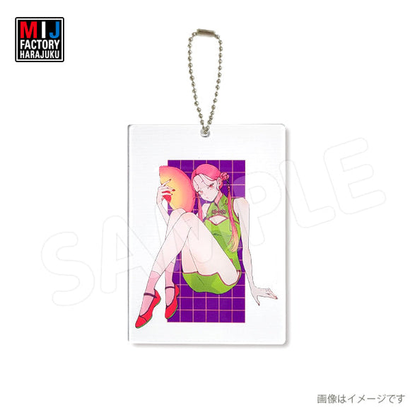 taiyaki509ck　クリアカードキーホルダー　たいやきうまうま