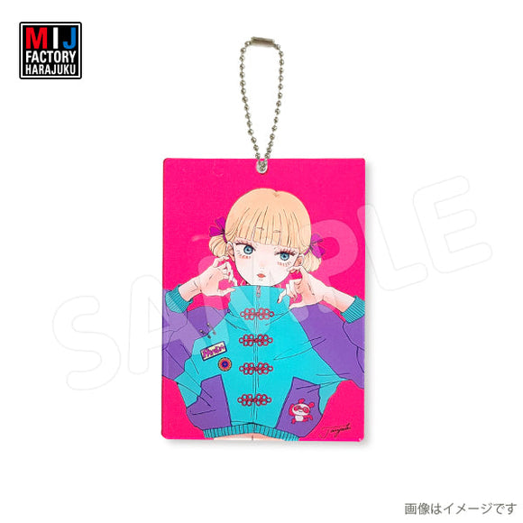 taiyaki510ck　クリアカードキーホルダー　たいやきうまうま