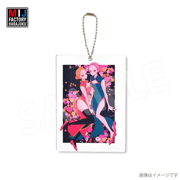 taiyaki511ck　クリアカードキーホルダー　たいやきうまうま