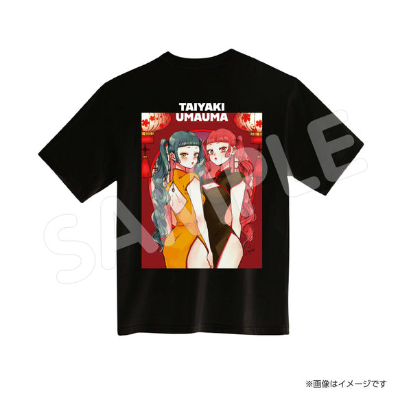 taiyaki517tb　Tシャツ　たいやきうまうま