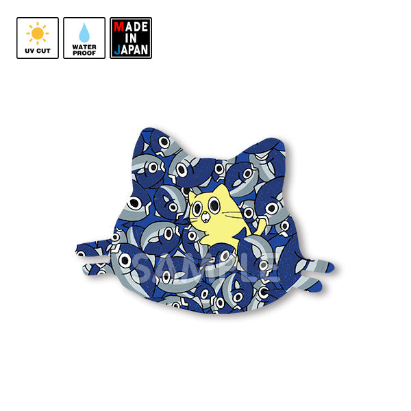 みみちゃん商品　5/16までお取置き mimi071 ステッカー うさぎのみみちゃん ネコチャン – MIJ FACTORY